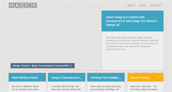 Desktop Screenshot of haeckdesign.com
